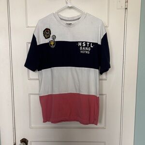 Hustle Gang Quality Trap Uniform Sporting Goods Shirt with Patches Size M